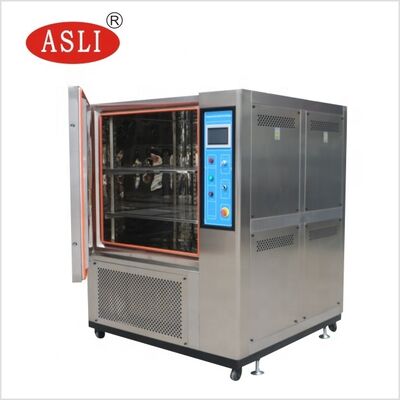 La chambre d'essai de température et d'humidité de 1000L est livrée avec une gaze humide, une gaze à bille pour le capteur PT 100.