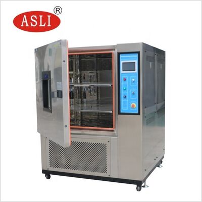 La chambre d'essai de température et d'humidité de 1000L est livrée avec une gaze humide, une gaze à bille pour le capteur PT 100.