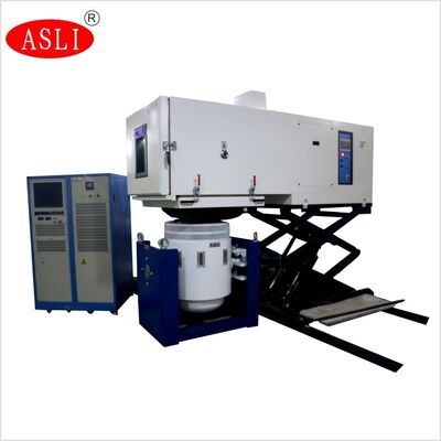 Machine d'essai de vibration avec agitateur électrodynamique avec une accélération maximale de 1000 m/s², une vitesse maximale de 1,6 m/s et une plage de fréquences de 3 à 3500 Hz