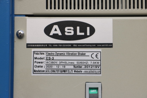 systèmes de test de la vibration 6000N, dispositif trembleur 1.6m/S électrodynamique