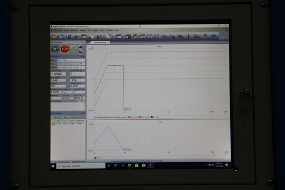 1.8m/S Shaker Table industriel, équipement de test de la vibration 10000N