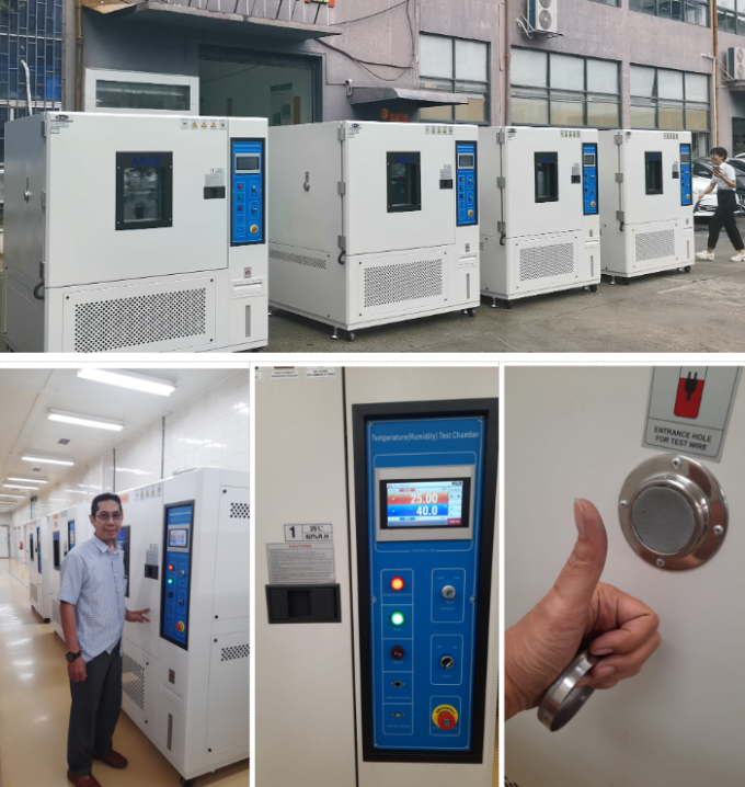 Programmable Control Environmental Temperature Humidity Testing Chamber â front view with control panel and viewing window