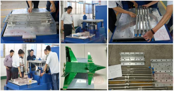 Équipement d'essai de vibration de Tableau de glissement de MIL-STD 810F 500X500mm pour le laboratoire 4