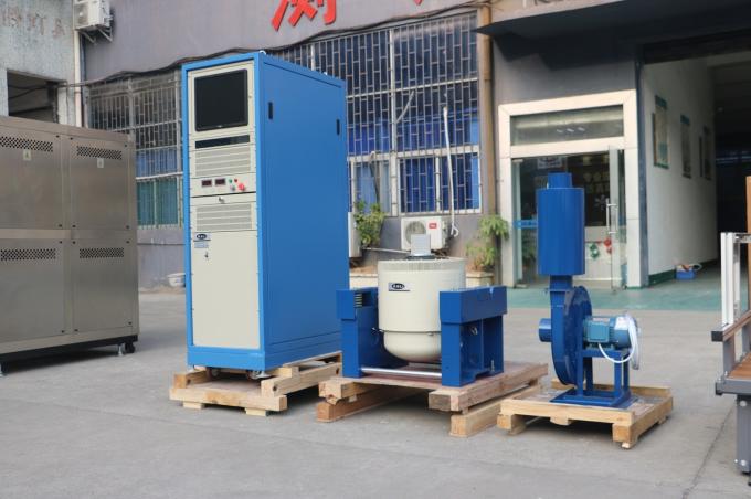 ASLI vibration test system – side view showing horizontal expander and oil pump assembly
